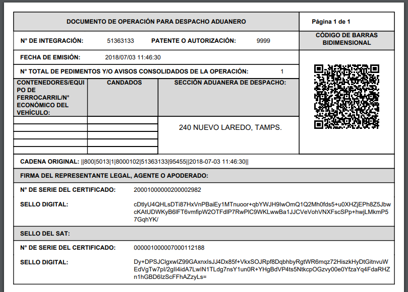 Cómo Generar El Documento De Operación Para Despacho Aduanero Doda 4427